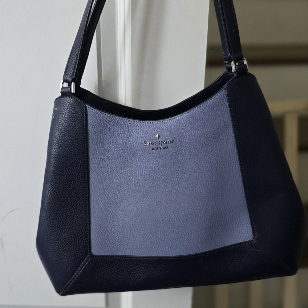 Kate Spade Black and Gray Shoulder Bag